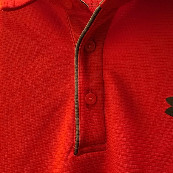 Under Armor Medium Men's UA Tech Performance Loose-Fit Golf Polo Team Shirt - Picture 4 of 4